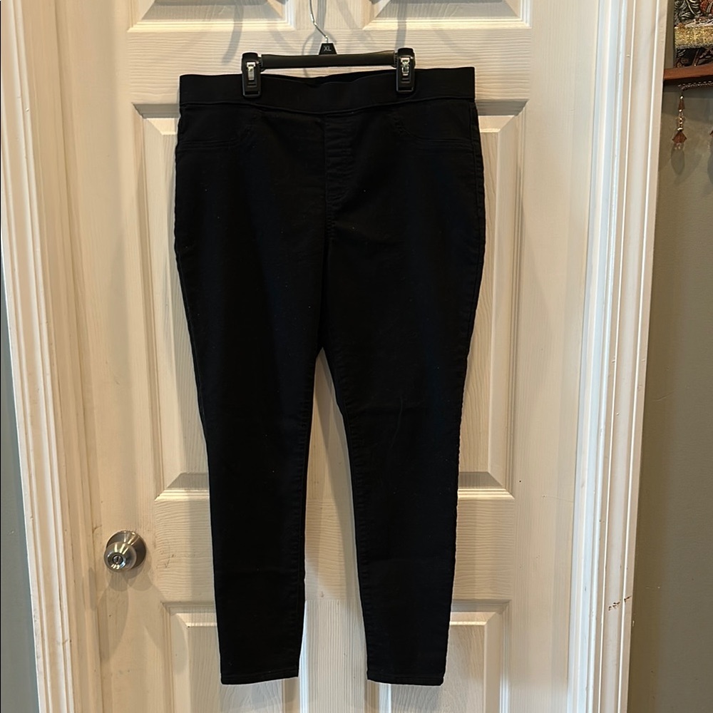 No Bounderies Women's Black Jean Jeggings size XL 15-17